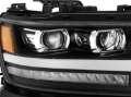 Picture of AlphaRex 19-20 Dodge Ram 1500 LUXX LED Proj Headlights Plank Jet Blk w-Activ Light-Seq Signal-DRL