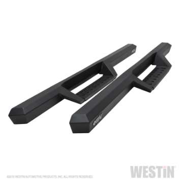 Picture of Westin 19-20 Chevrolet Silverado - GMC Sierra 1500 HDX Drop Nerf Step Bars - Textured Black