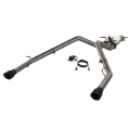 Picture of QTP 19-20 Ram 1500 304SS Screamer Cat-Back Exhaust Rear Split Exit w-4-5in Black Tips