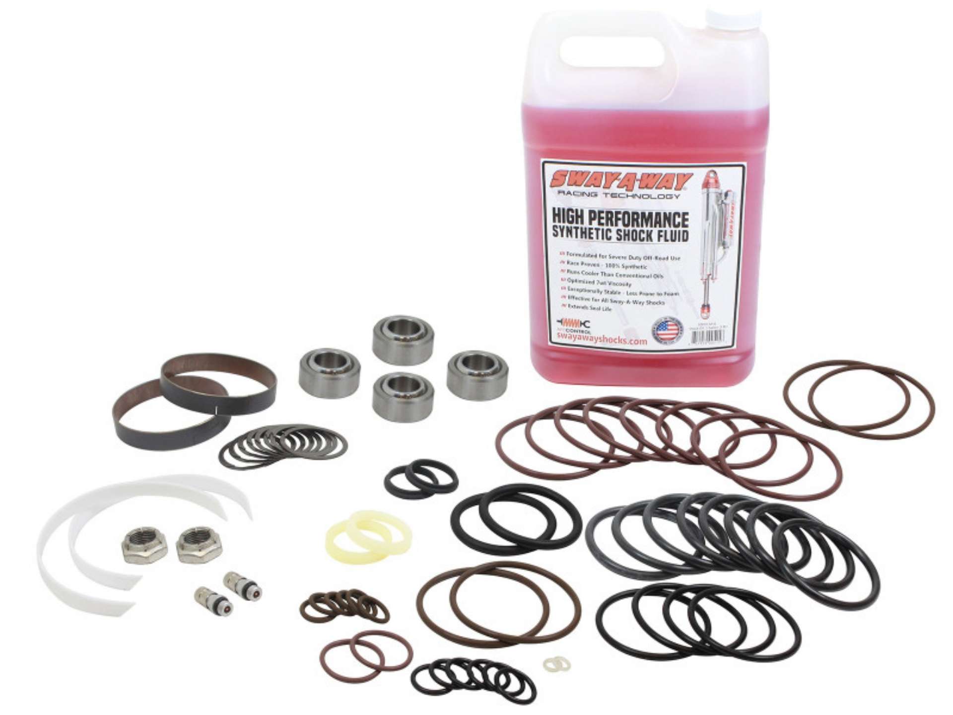 Picture of aFe Sway-A-Way Master Rebuild Kit for 3-0 Shock w- 1in Shaft - Gen 2