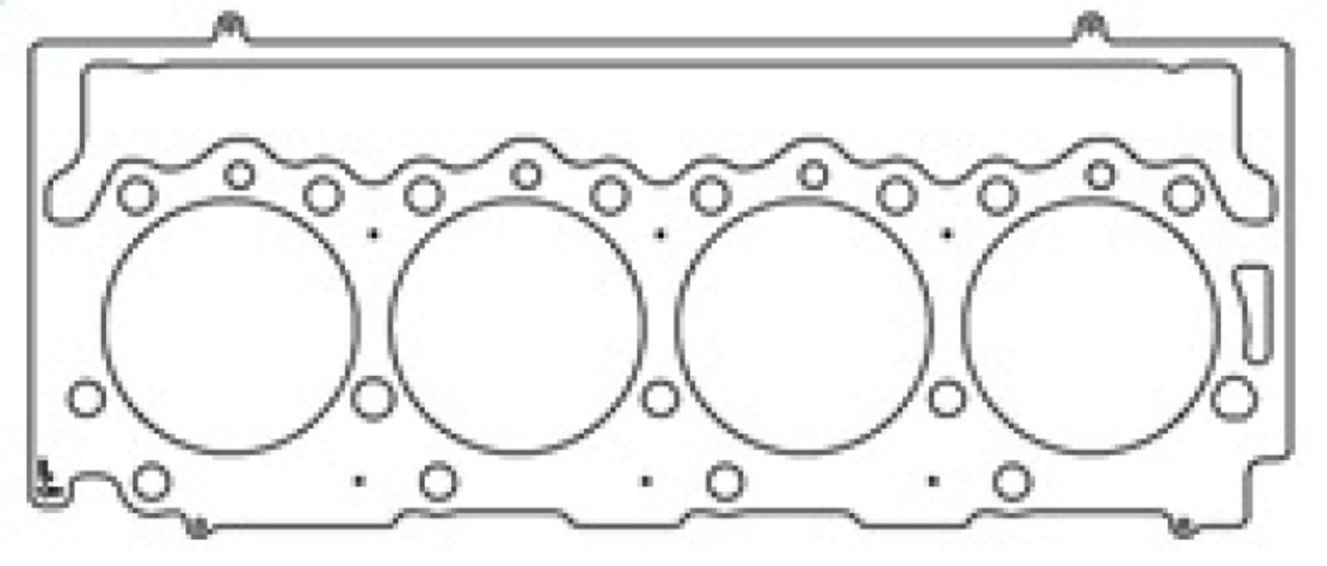 Picture of Cometic 91-95 GM 6-5L Diesel 4-100 inch Bore -098 inch MLS-5 LHS Headgasket