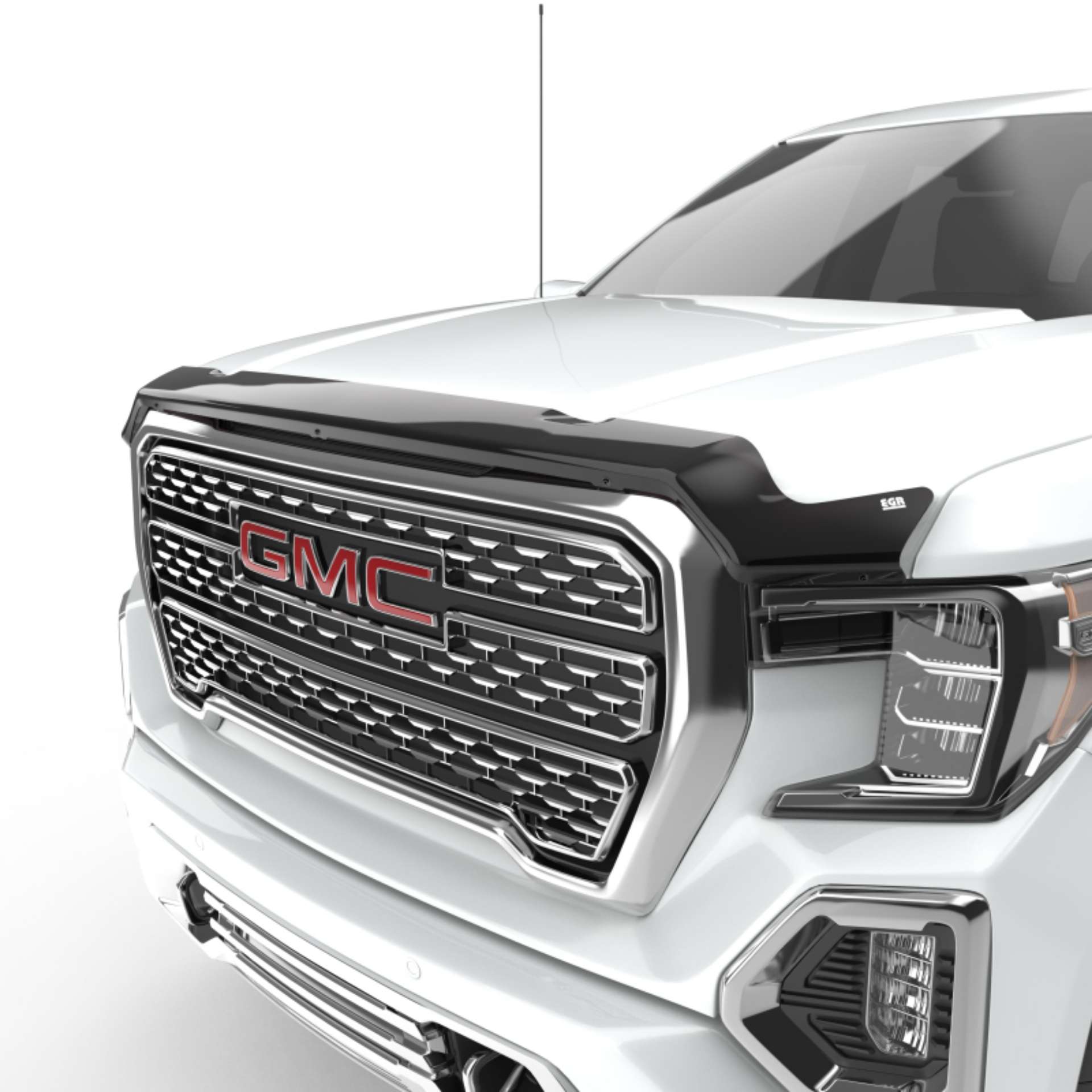 Picture of EGR 2019 GMC Sierra Superguard Hood Shield 301791 - Dark Smoke