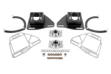 Picture of BMR Suspension 82-92 Chevy Camaro Caster-Camber Plates w- Lockout Plates - Black Hammertone