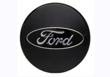 Picture of Ford Racing Car Black and Chrome Wheel Cap