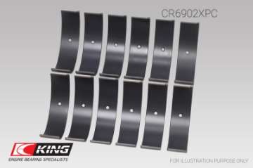 Picture of King Nissan VQ35HR-VQ37VHR-VR30DTT Size +-026 pMaxKote Rod Bearing Set