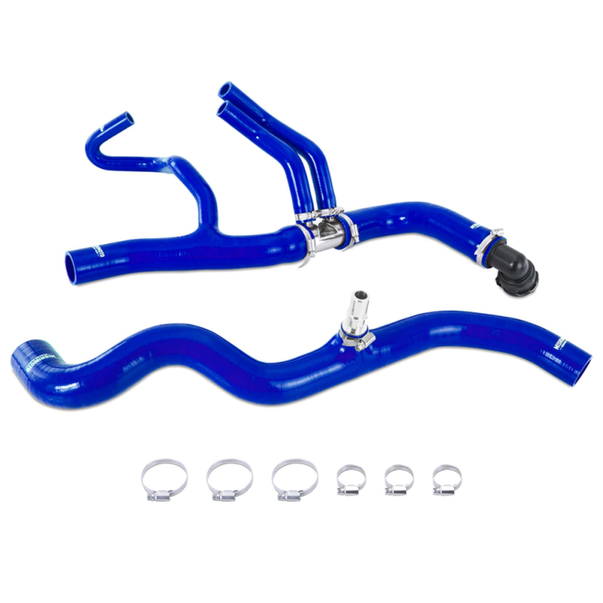 Picture of Mishimoto 17-19 Ford Raptor 3-5L EcoBoost Blue Silicone Coolant Hose Kit