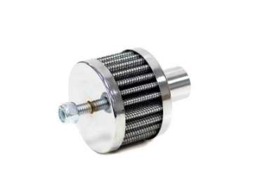 Picture of K&N Steel Base Chrome Top Crankcase Vent Filter 3-4in OD Vent - 2in OD - 1-1-2in H Stud Mount