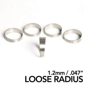 Picture of Ticon Industries 3-5in 45 Degree 1-65D CLR Loose Radius 1-2mm--047in Wall Titanium Pie Cuts - 5pk