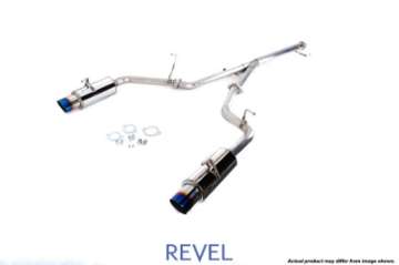 Picture of Revel Medallion Touring-S Catback Exhaust - Dual Muffler- Blue Tip 90-99 Mitsubishi 3000GT VR4