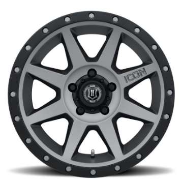 Picture of ICON Rebound 17x8-5 5x5-5 0mm Offset 4-75in BS 77-9mm Bore Titanium Wheel