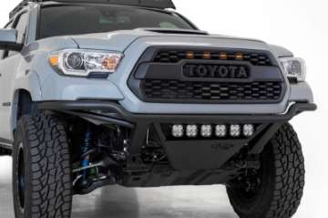 Picture of Addictive Desert Designs 16-20 Toyota Tacoma PRO Bolt-On Front Bumper - Hammer Black