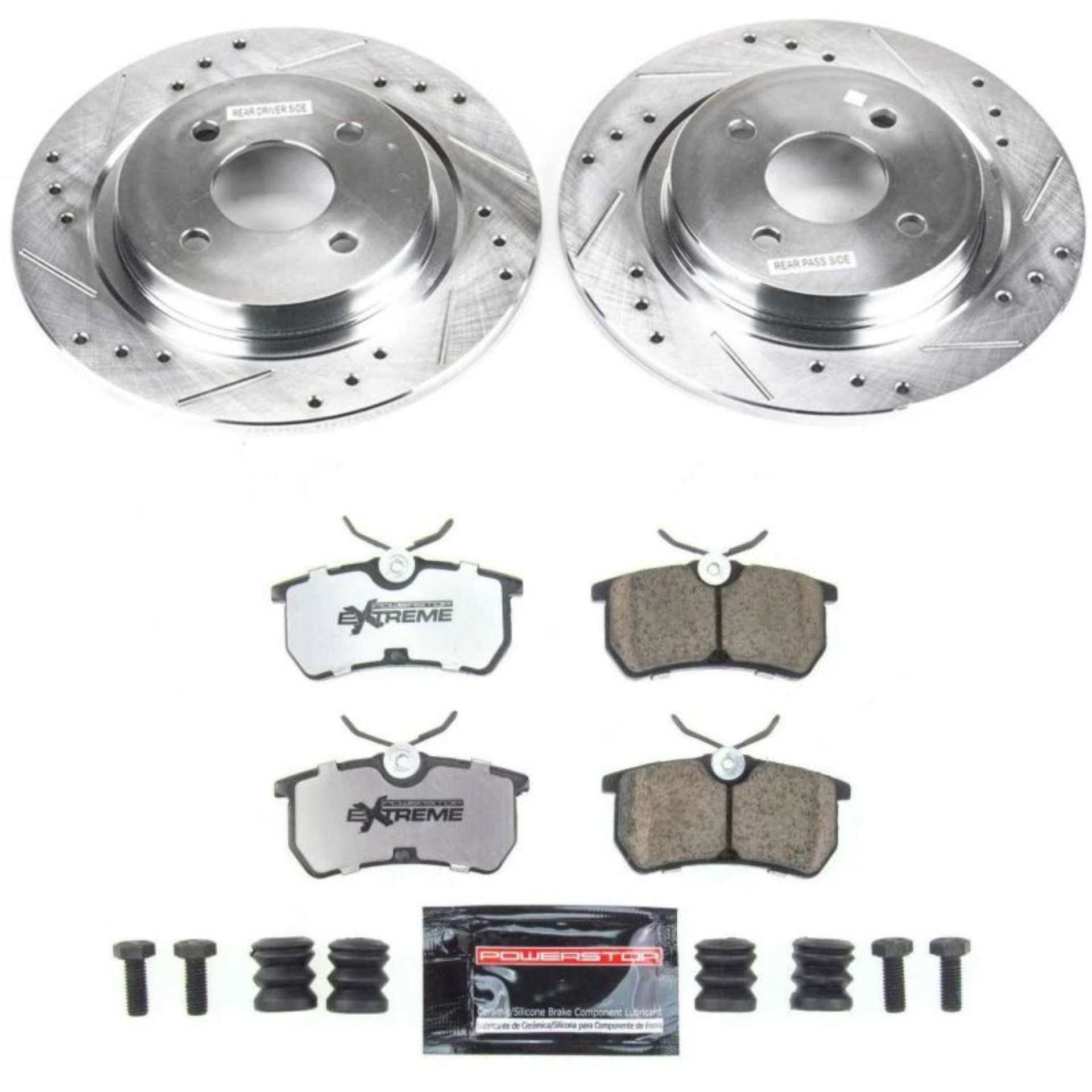 Picture of Power Stop 02-04 Ford Focus Rear Z26 Street Warrior Brake Kit