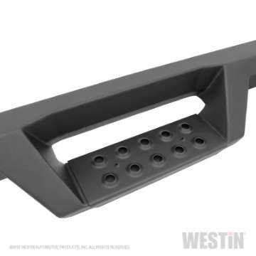 Picture of Westin 19-20 Ford Ranger SuperCrew HDX Drop Nerf Step Bars - Textured Black