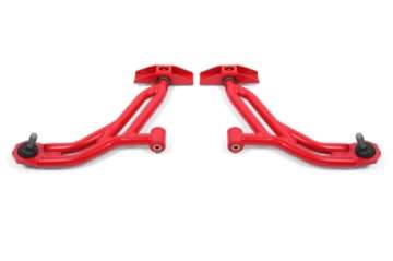 Picture of BMR 10-14 Ford Mustang - Shelby GT500 Non-Adj- Lower A-Arms Poly-Delrin - Red