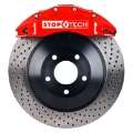 Picture of StopTech 06-16 Chrysler 300 Front BBK w- Red Calipers Slotted Rotors