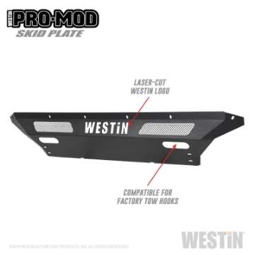 Picture of Westin 2020 Chevy Silverado 2500-3500 Pro-Mod Skid Plate - Textured Black