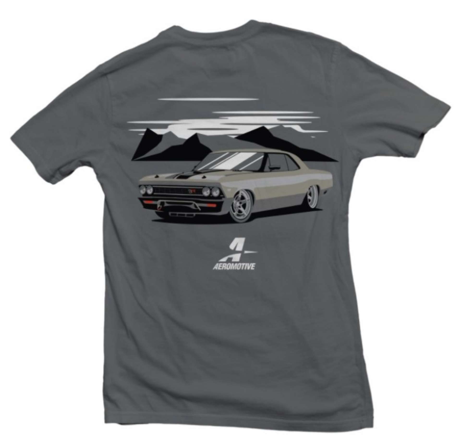 Picture of Aeromotive Muscle Car Logo Grey T-Shirt - Medium