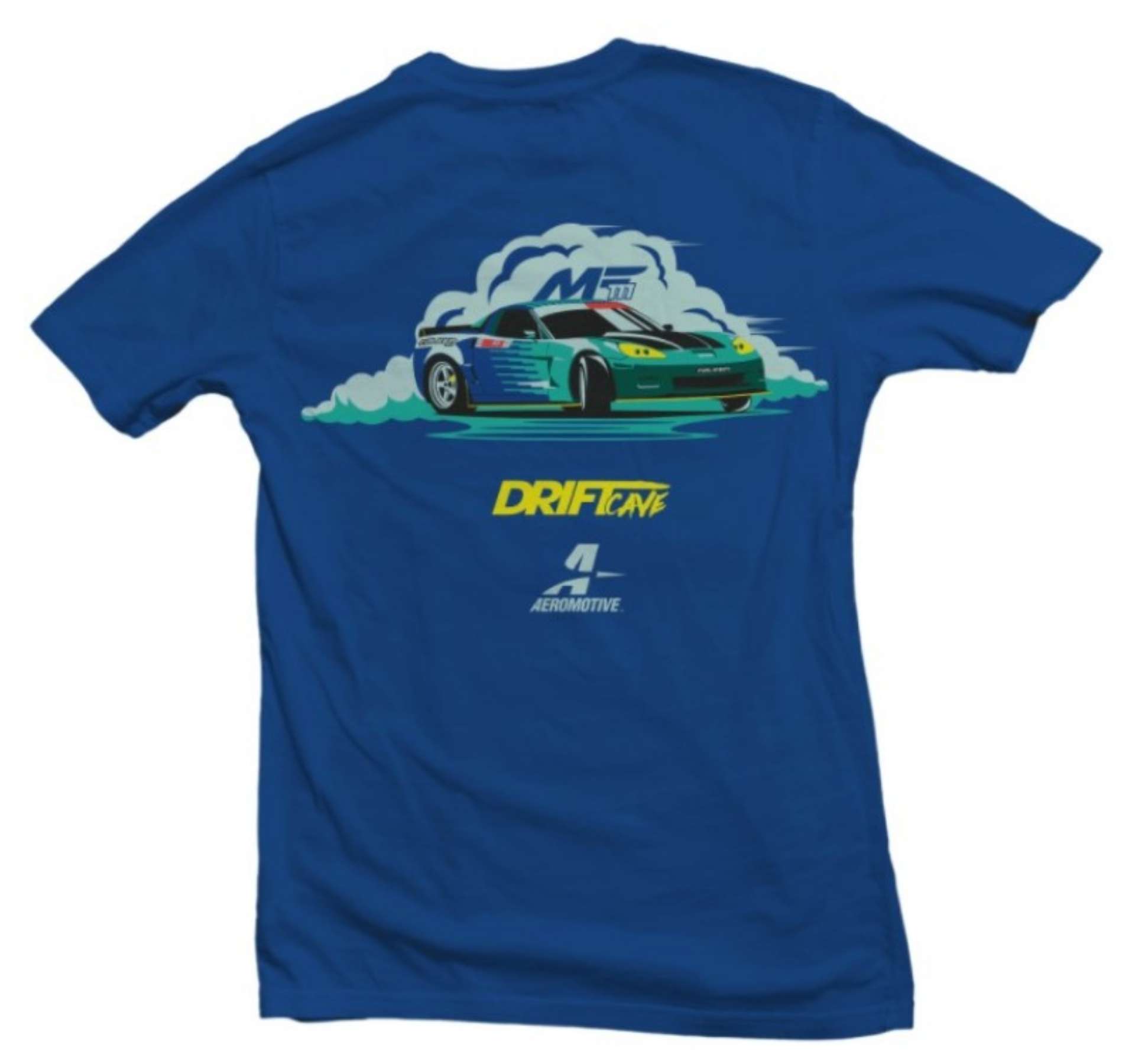 Picture of Aeromotive Drift Car Logo Blue T-Shirt - X-Large