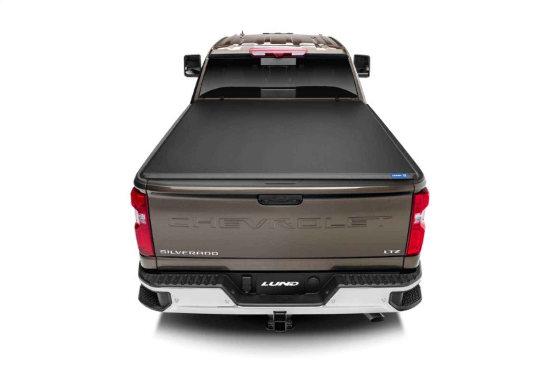 Picture of Lund 2020 Chevy Silverado 2500 HD 6-9ft- Bed Hard Fold Tonneau Cover - Black