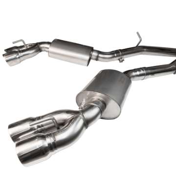 Picture of Kooks 16-20 Cadillac CTS-V 6-2L LT4 3in 304SS GREEN Catted Header-Back Exhaust w-Black Tips