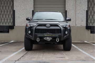 Picture of Road Armor 14-21 Toyota 4Runner Stealth Fr Low Profile Hidden Winch Bumper w-30in Single Row Light