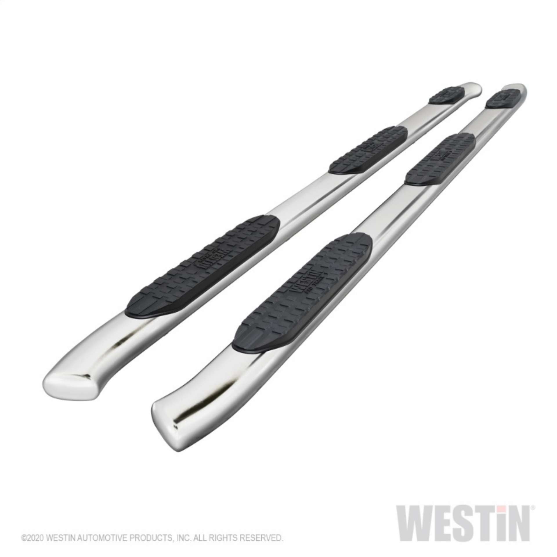 Picture of Westin 2020 Chevy Silverado 2500 Crew Cab 6-5ft Bed PRO TRAXX Nerf Step Bars - Stainless Steel