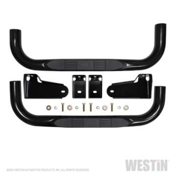 Picture of Westin 19-20 Chevy-GMC Silverado-Sierra 1500 Regular Cab E-Series 3 Nerf Step Bars - Black