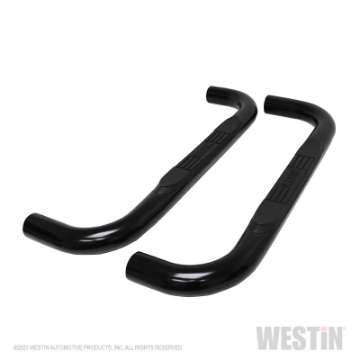 Picture of Westin 19-20 Chevy-GMC Silverado-Sierra 1500 Regular Cab E-Series 3 Nerf Step Bars - Black