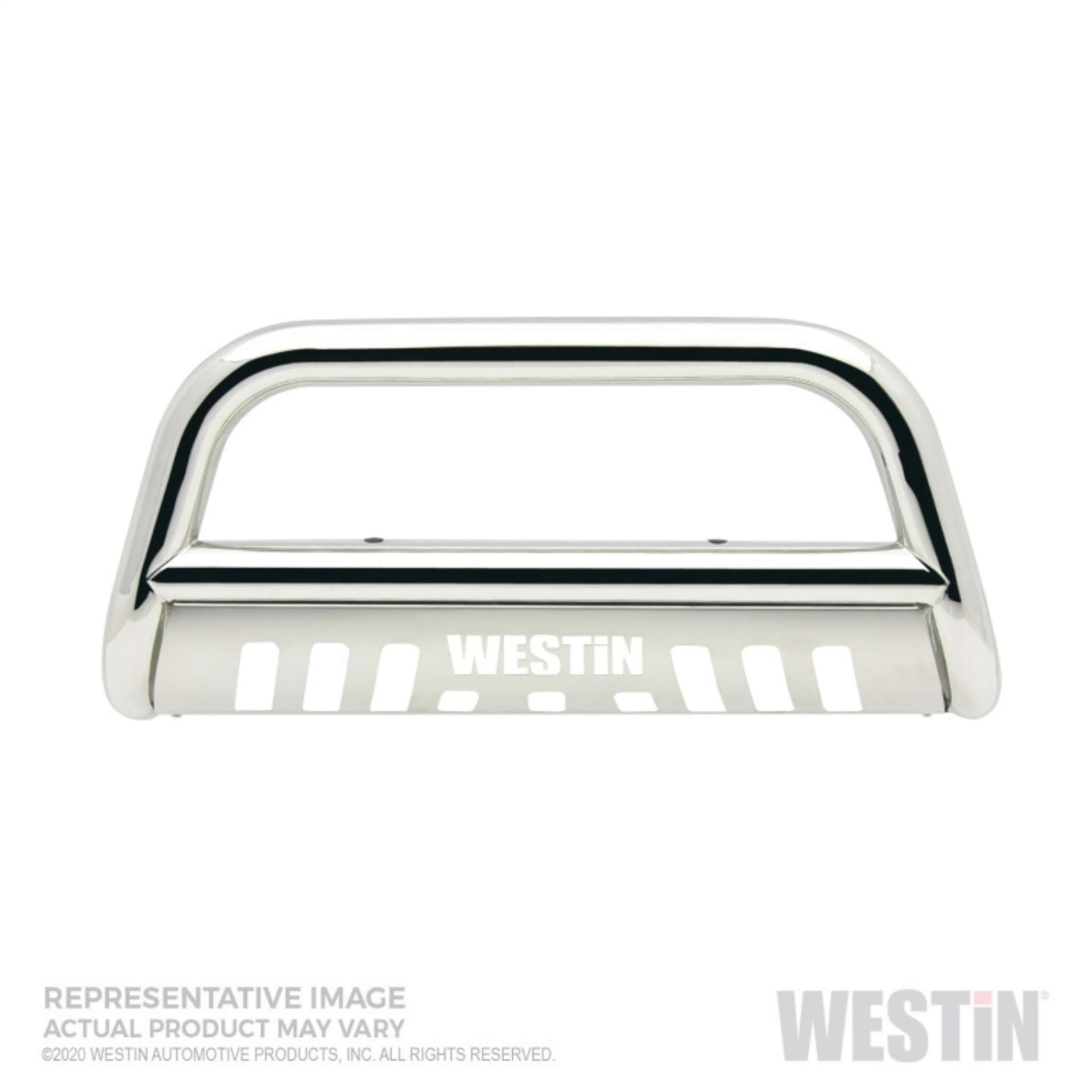 Picture of Westin 2020 Chevy Silverado 2500-3500 E-Series Bull Bar - Stainless Steel