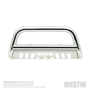 Picture of Westin 2020 Chevy Silverado 2500-3500 E-Series Bull Bar - Stainless Steel