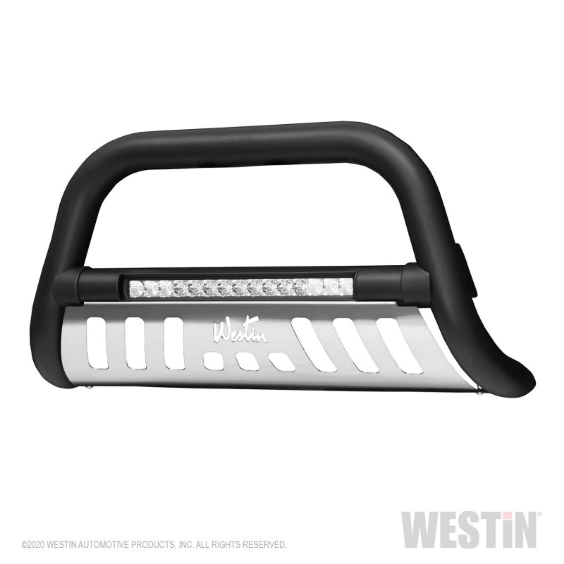 Picture of Westin 2020 Chevy Silverado 2500-3500 Ultimate LED Bull Bar - Textured Black