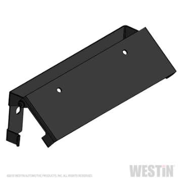 Picture of Westin Winch Mount License Plate Re-locator - Black