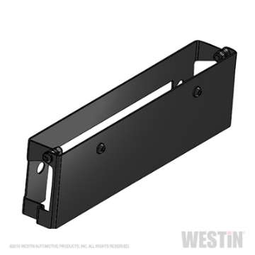 Picture of Westin Winch Mount License Plate Re-locator - Black