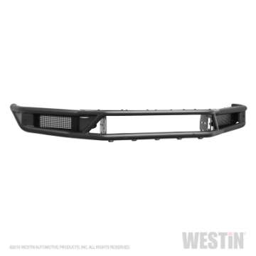 Picture of Westin 19-20 Chevy Silverado 1500 Outlaw Front Bumper - Textured Black