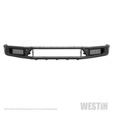 Picture of Westin 19-20 Chevy Silverado 1500 Outlaw Front Bumper - Textured Black