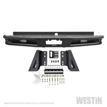 Picture of Westin 19-20 Ford Ranger Outlaw Rear Bumper - Textured Black