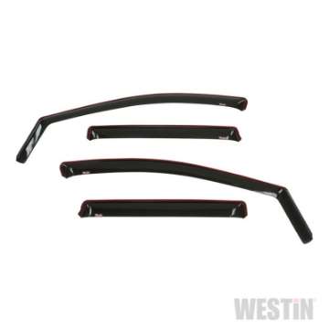 Picture of Westin 13-19 Ford Escape In Channel Wind Deflector 4pc - Smoke