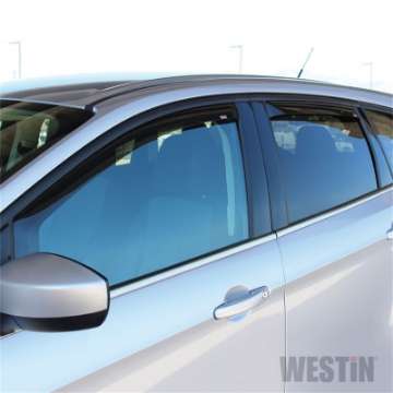 Picture of Westin 13-19 Ford Escape In Channel Wind Deflector 4pc - Smoke