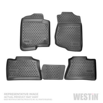 Picture of Westin 18-20 Chevy-GMC-Buick Traverse-Acadia-Enclave Profile Floor Liners Front and 2nd Row - Black