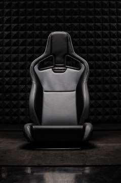 Picture of Recaro Cross Sportster ORV Driver Seat - Black Vinyl-Grey Vinyl