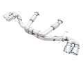 Picture of AWE Tuning 2020 Chevrolet Corvette C8 Track Edition Exhaust - Quad Chrome Silver Tips