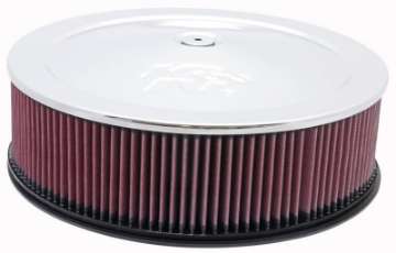 Picture of K&N Universal Custom Air Filter - Round 7-5-16in- Flange - 14in- OD - 12in- ID - 5-5in- Height