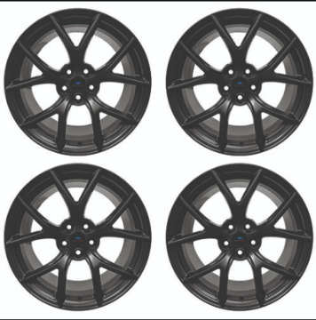 Picture of Ford Racing 15-20 Mustang19x10-5in & 19x11in Wheel Kit w-TPMS - Matte Black