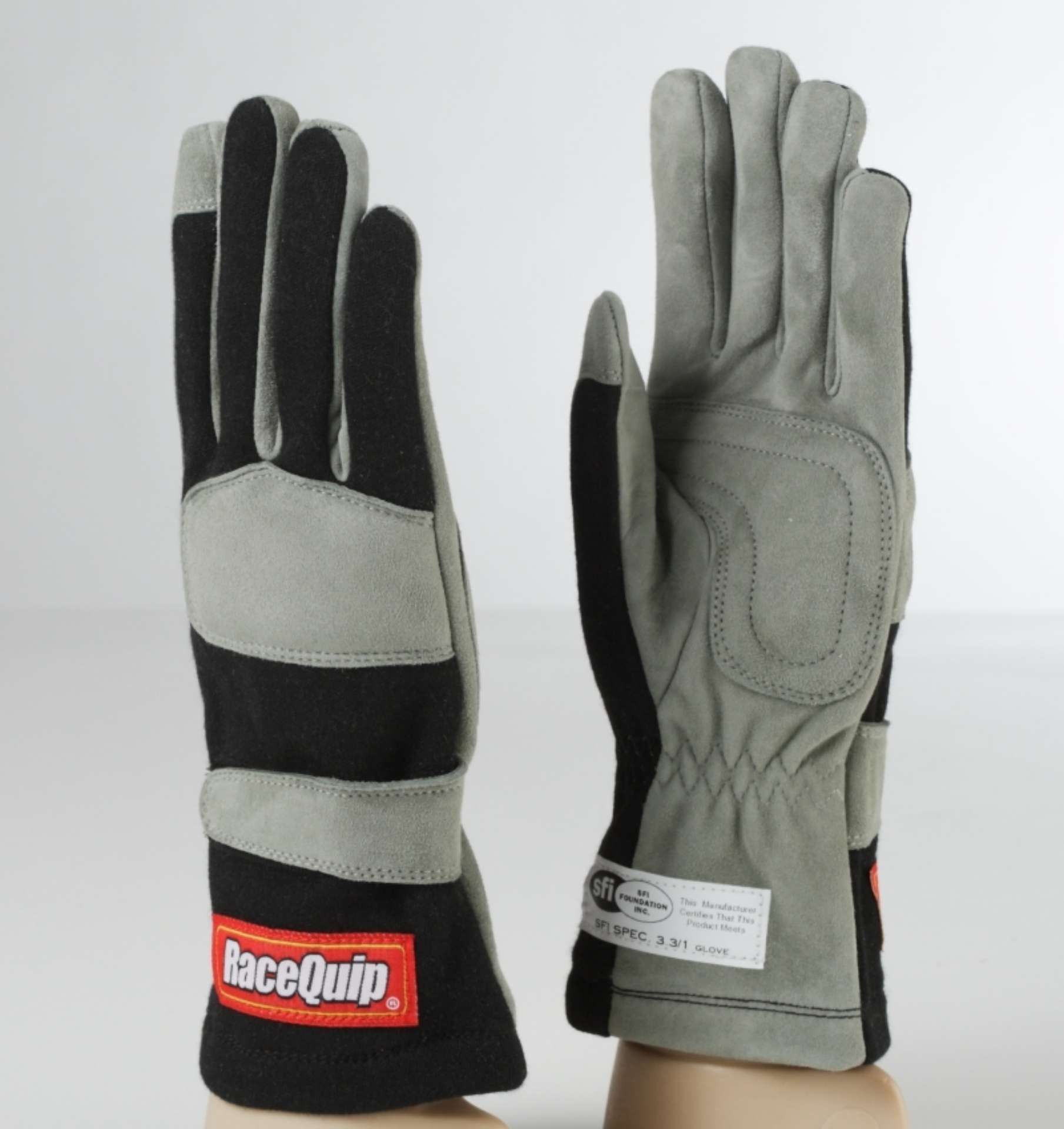 Picture of RaceQuip Black 1-Layer SFI-1 Glove - Large