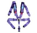 Picture of NRG SFI 16-1 5Pt 3 Inch Seat Belt Harness with Pads - Cam Lock - Purple