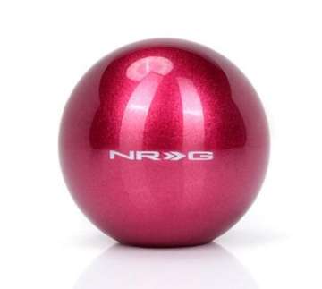 Picture of NRG Fushia Sparkly Painted Titanium Round Shifter Heavy Weight