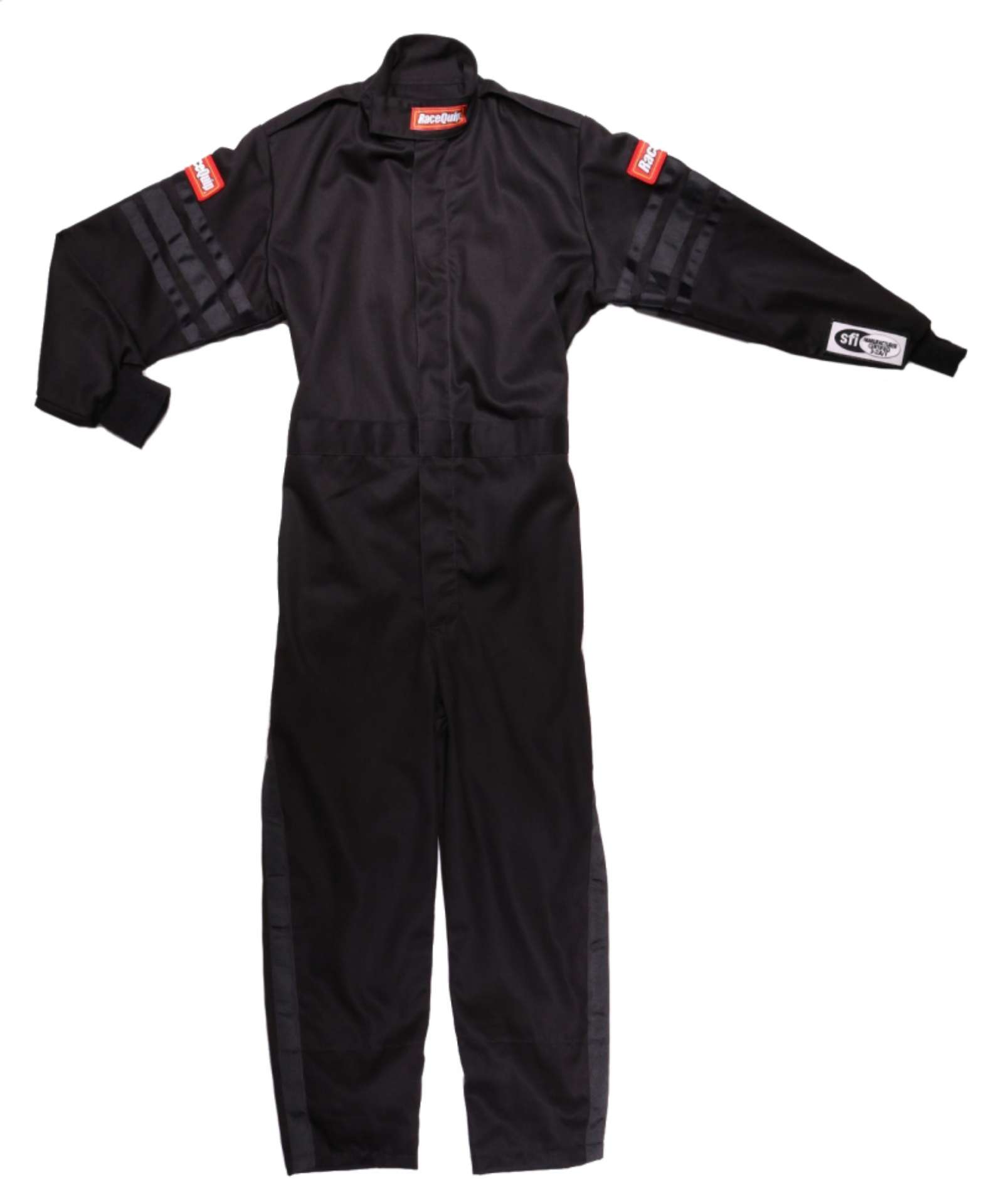 Picture of RaceQuip Black Trim SFI-1 JR- Suit - KXXS