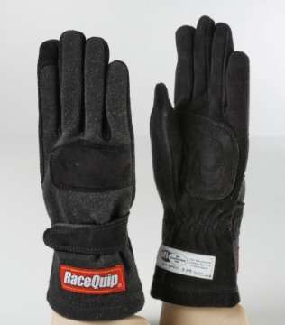 Picture of RaceQuip Black 2-Layer SFI-5 Glove - Medium