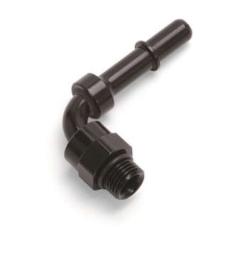 Picture of Russell Performance Adapter Fitting 3-8in SAE Quick Disconnect 90 DEG - Blk