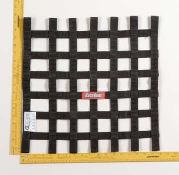 Picture of RaceQuip Black 18 X 18 SFI Ribbon Net